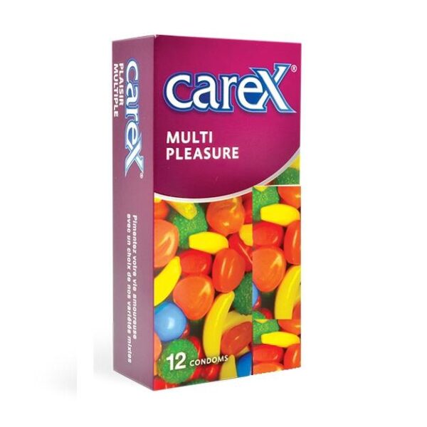Carex Multi Pleasure Condom 12 Pack