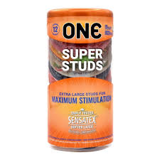One Super studs Condom 12 pack