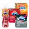 Durex Play Cheeky Cheeky Lubricant gel 50 ml & Durex feel thin condom 3 pack Combo Pack