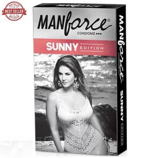 Manforce Sunny Leone Edition Three IN One Condoms _10 Pcs