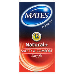 Mates by Manix Natural+ 12 pack Condoms