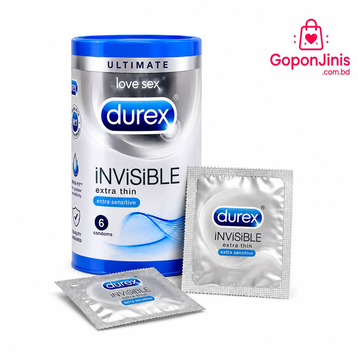 Durex Invisible Extra Sensitive Condom