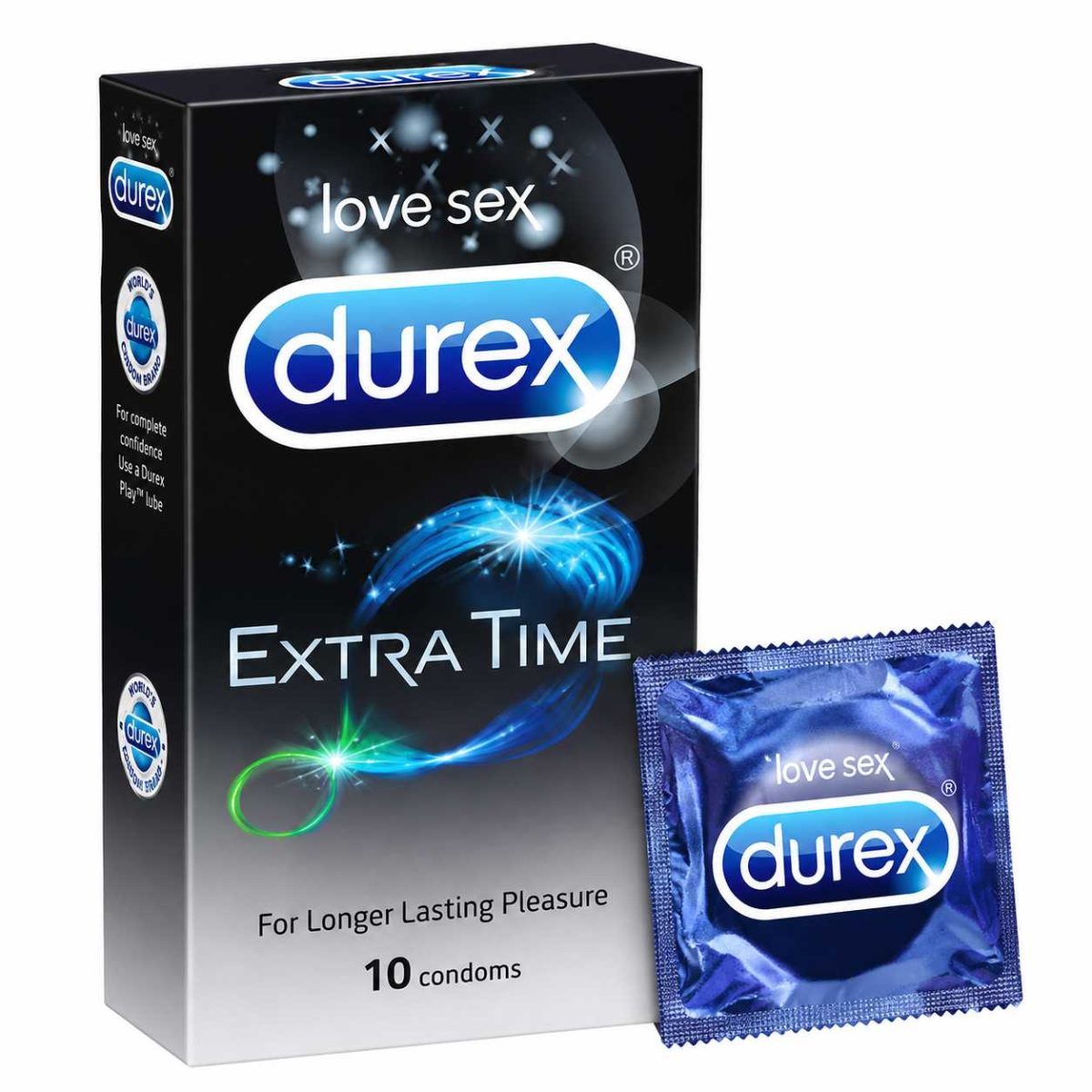 Durex Extra Time 10 Pack Condoms