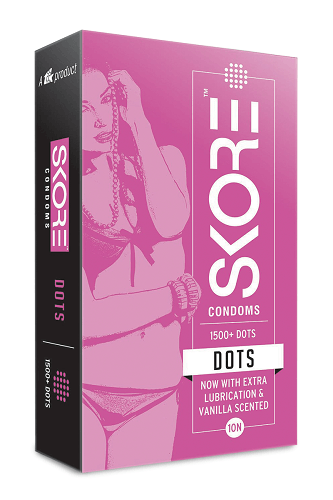 Skore Dots Condoms - 10's Pack