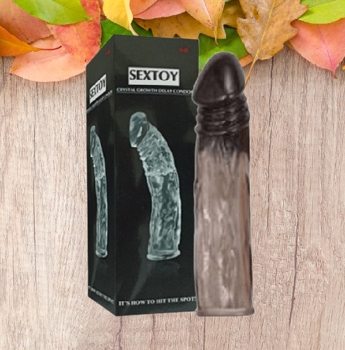 sex toy Super Dragon Condom (Black)