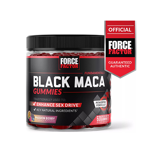 force factor black maca gummies