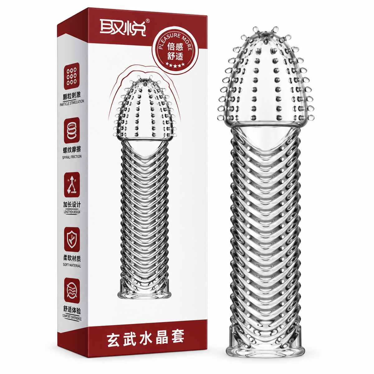 Gripped Style Dragon Condom