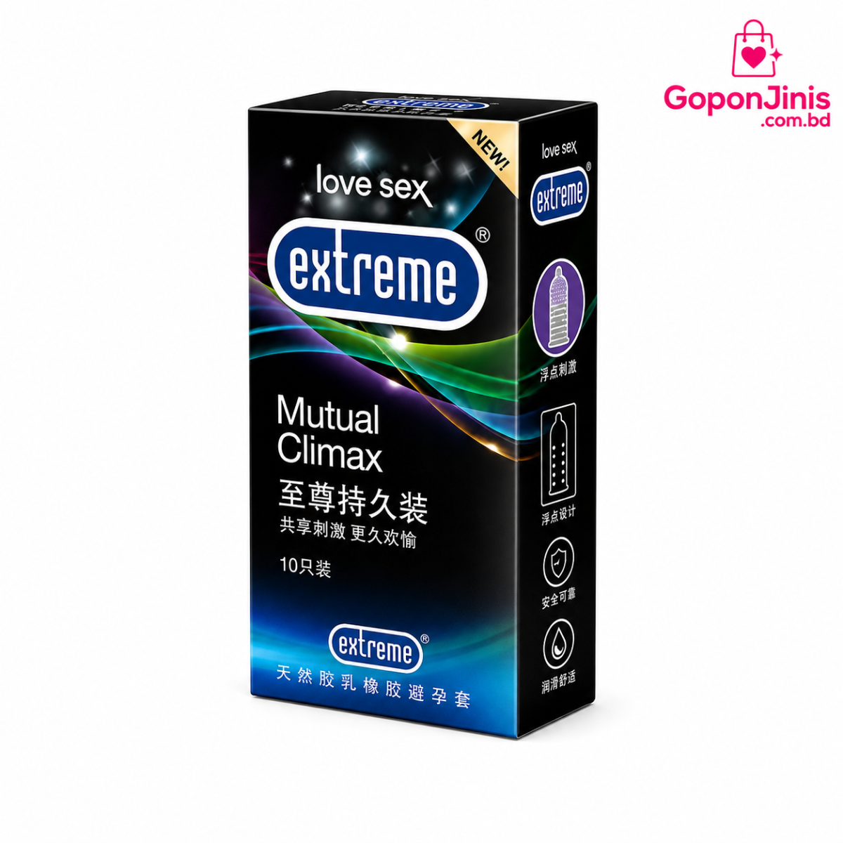 Love Sex Extreme Mutual Climax Condoms
